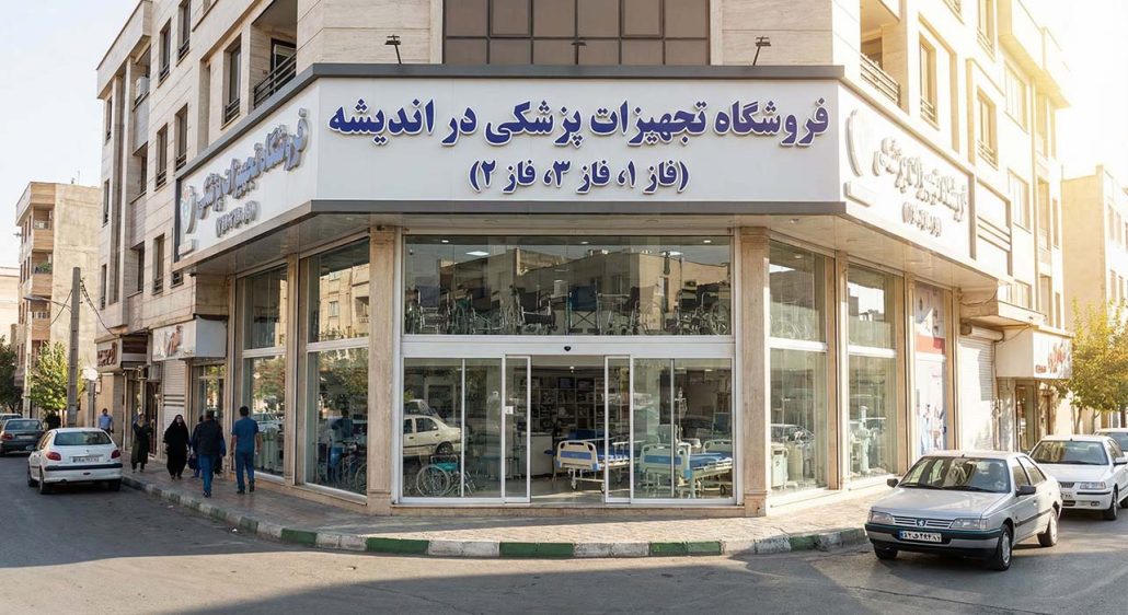 فروشگاه تجهیزات پزشکی در اندیشه (فاز ۱، فاز ۳، فاز ۲)
